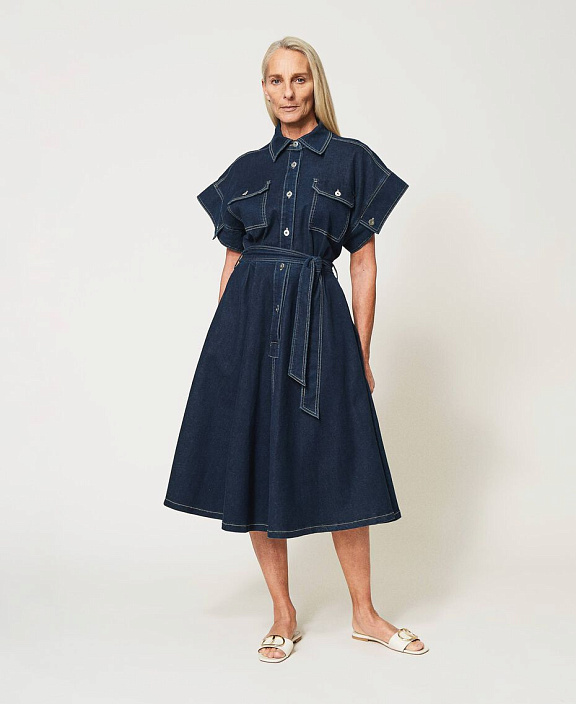 Платье джинсовое