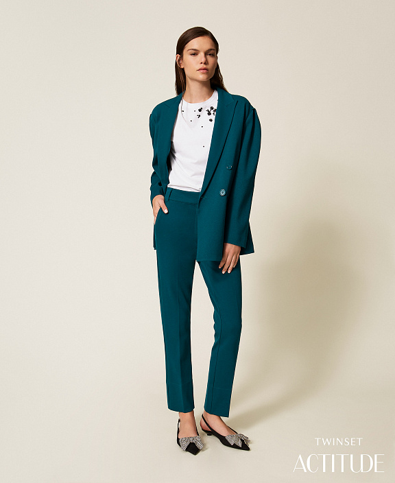 Брюки прямого кроя