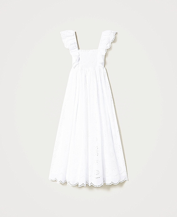 Платье из муслина с шитьем Сангалло