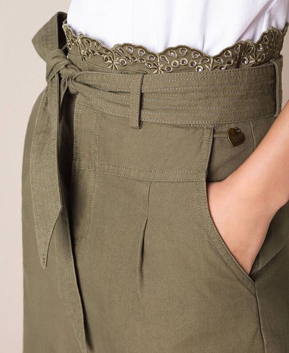 Юбка с поясом