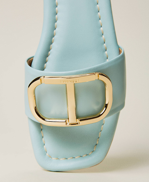 Шлепанцы из наппы