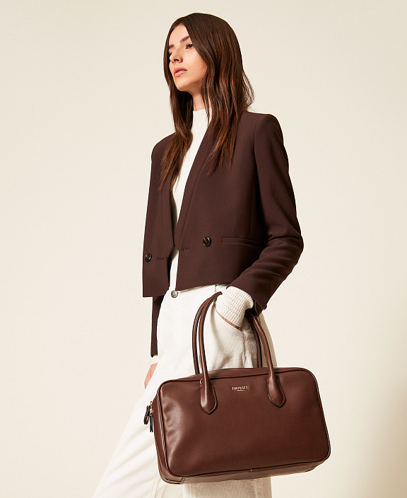 Большая сумка-саквояж с логотипом