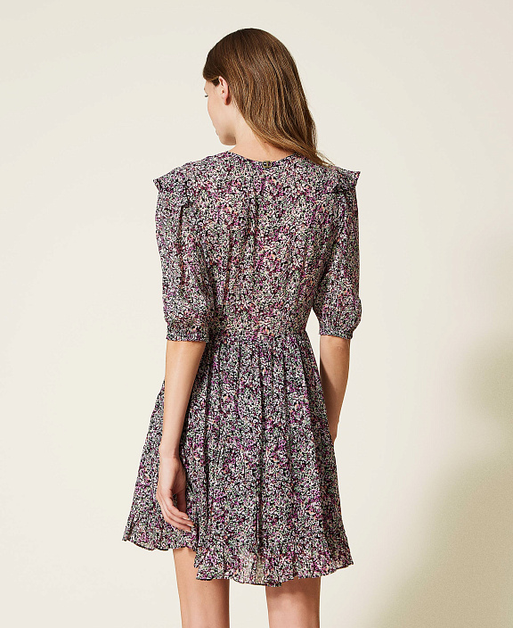 Платье с цветочным принтом