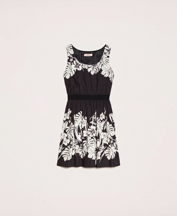 Платье с принтом