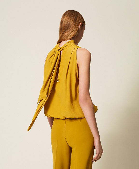 Топ из крепдешина