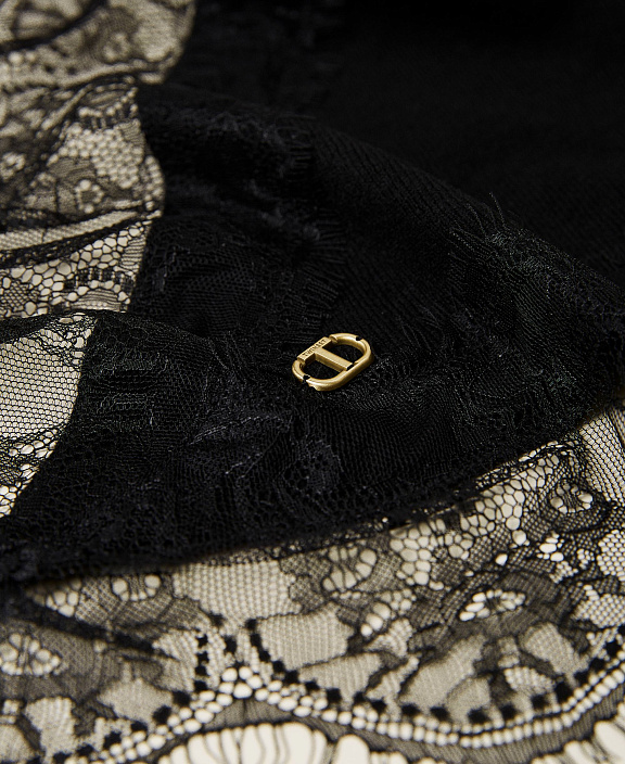 Куфия с кружевом