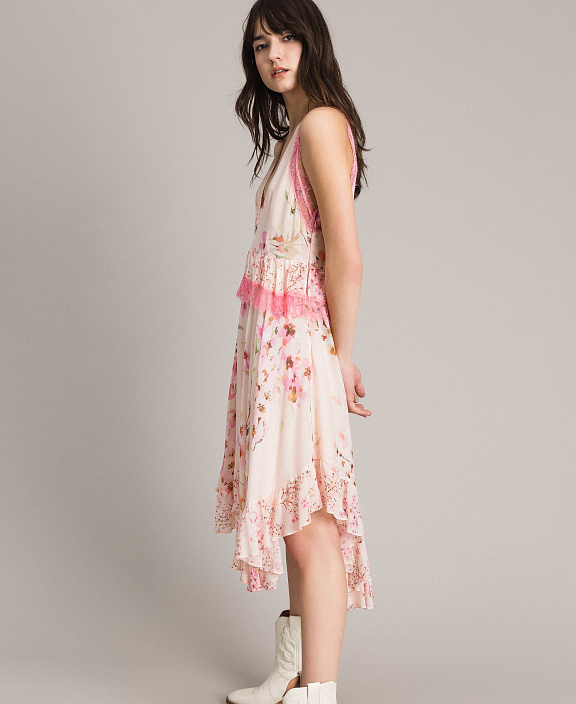 Сарафан с ассиметричным низом