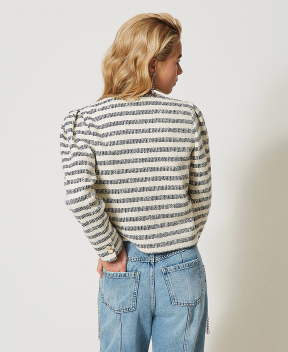 Жакет в полоску