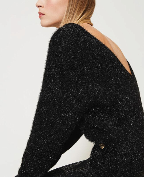 Свитер с люрексом