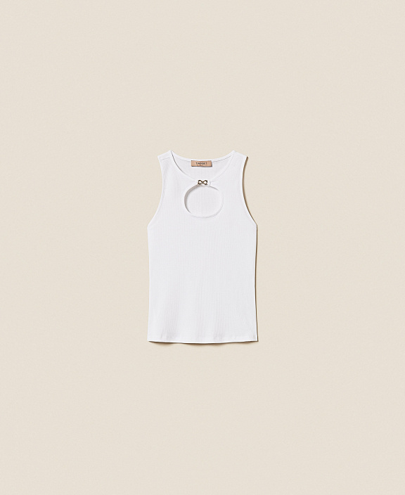 Топ в рубчик с логотипом