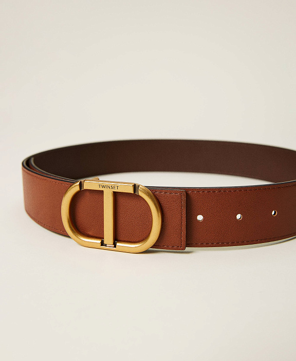 Двусторонний кожаный ремень