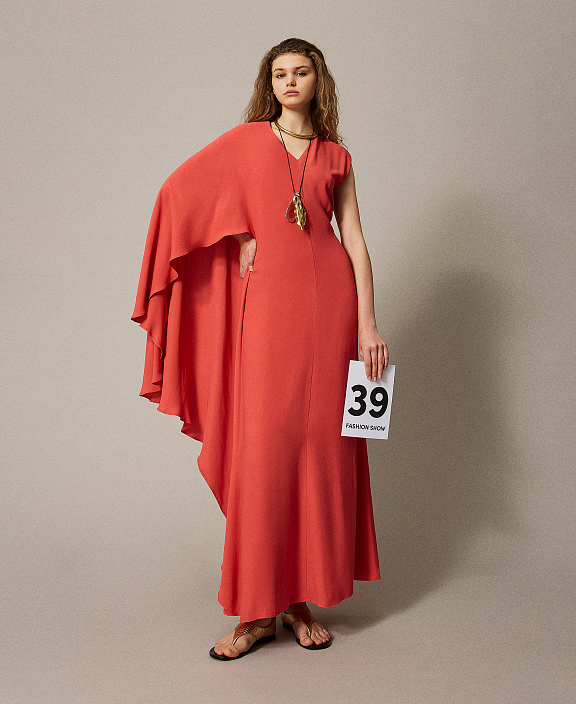 Длинное платье Vulcano из жоржета