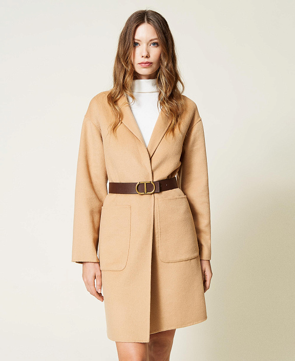 Двусторонний кожаный ремень