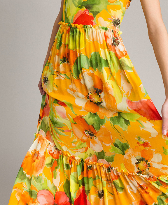 Сарафан с оборками