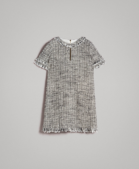 Короткое платье из твида