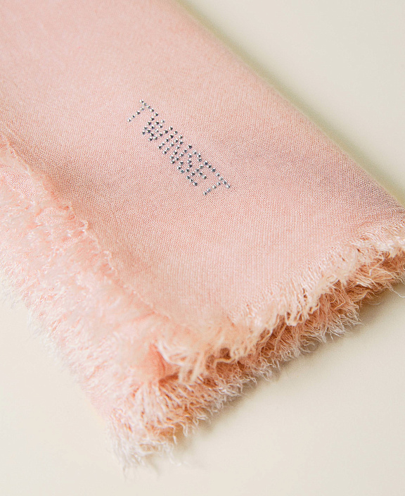 Шарф из стразов