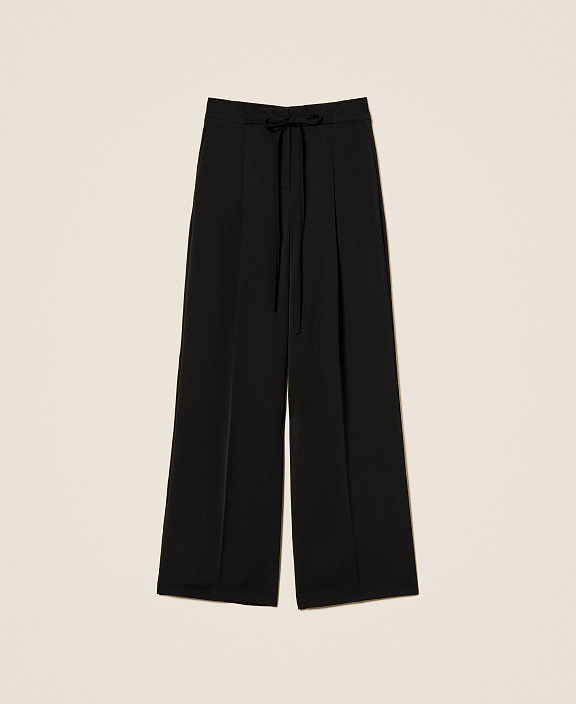 Брюки палаццо на кулиске