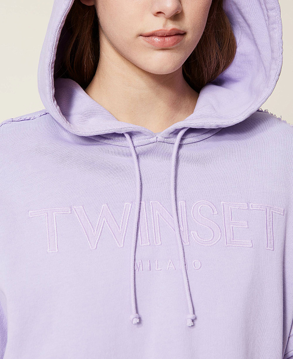 Удлиненная толстовка 