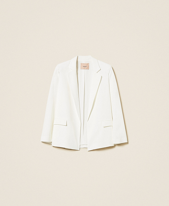 Жакет-накидка из крепа